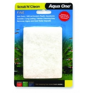  Aqua One Scrub 'N' Clean Fine Cleaning Pad Small 23203